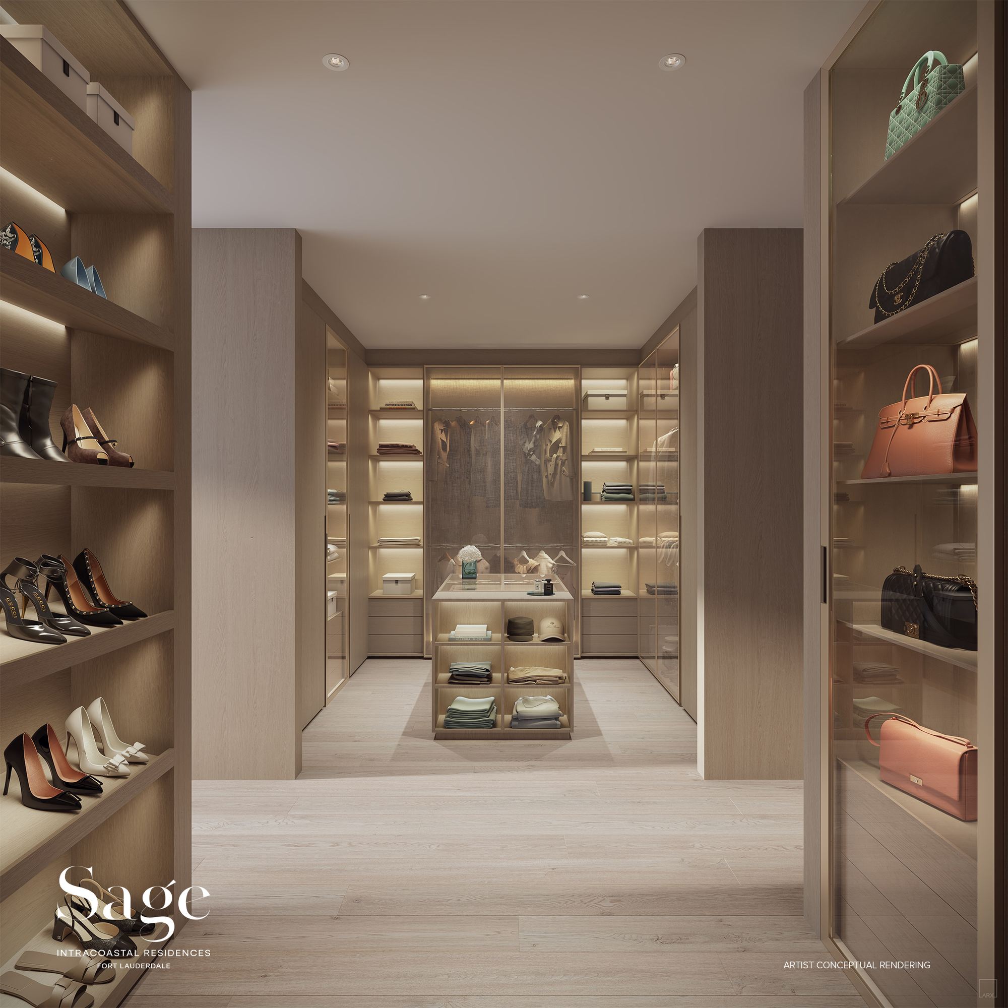 Sage Intracoastal Residence Closet