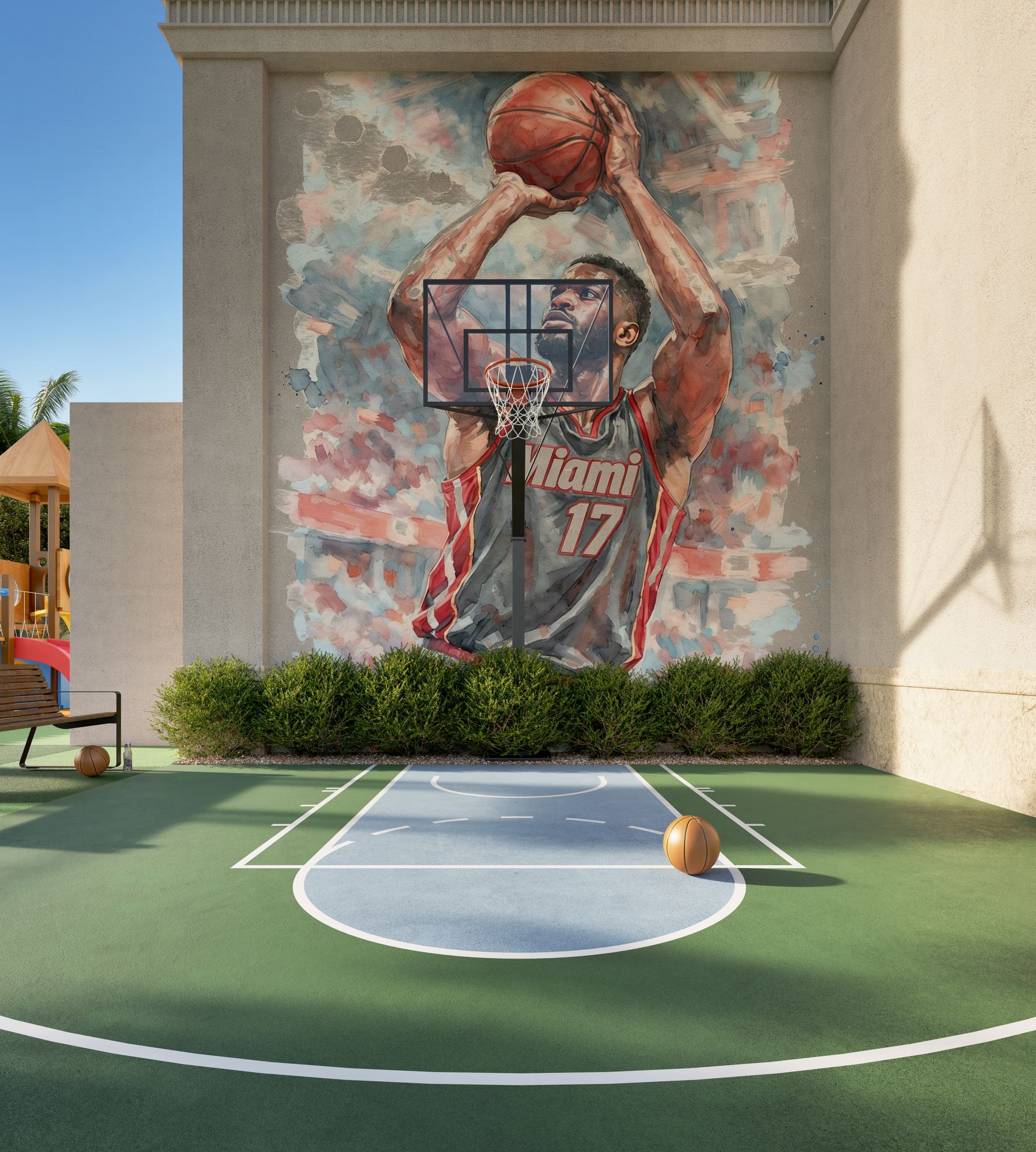 Seventeen Gables Basketball Court