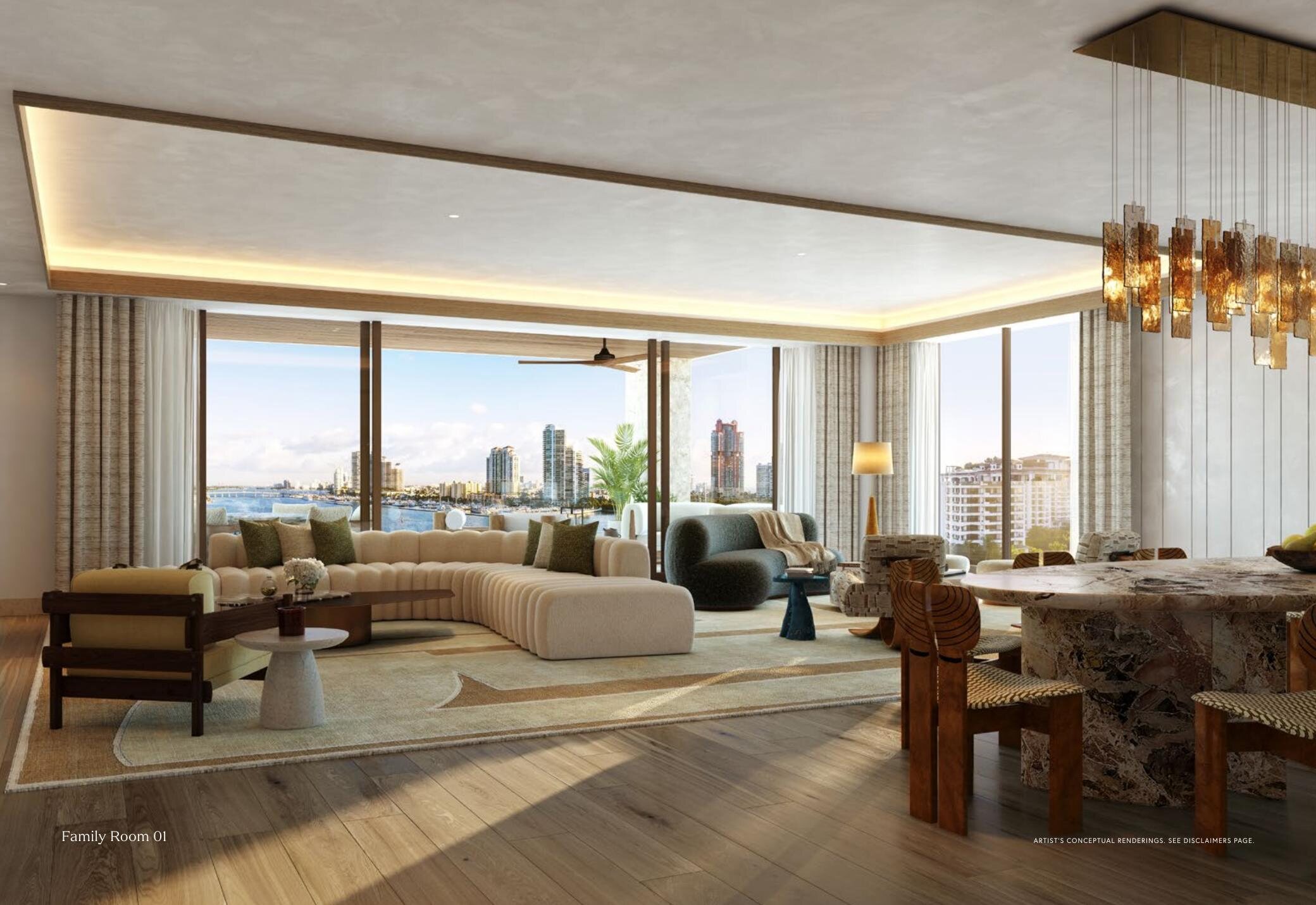 Six Fisher Island Dining Room