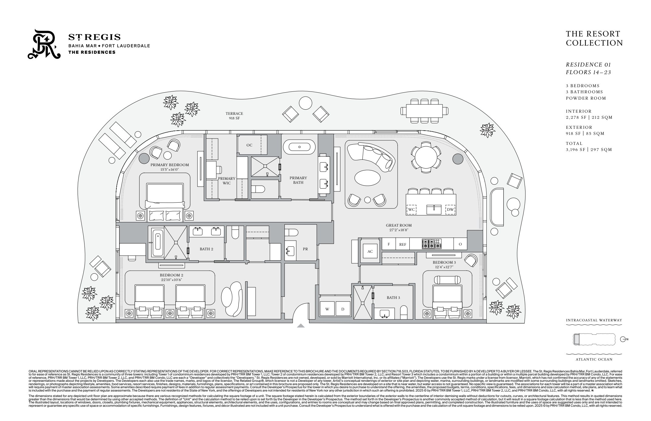 Residence 01, Floors 14 23
