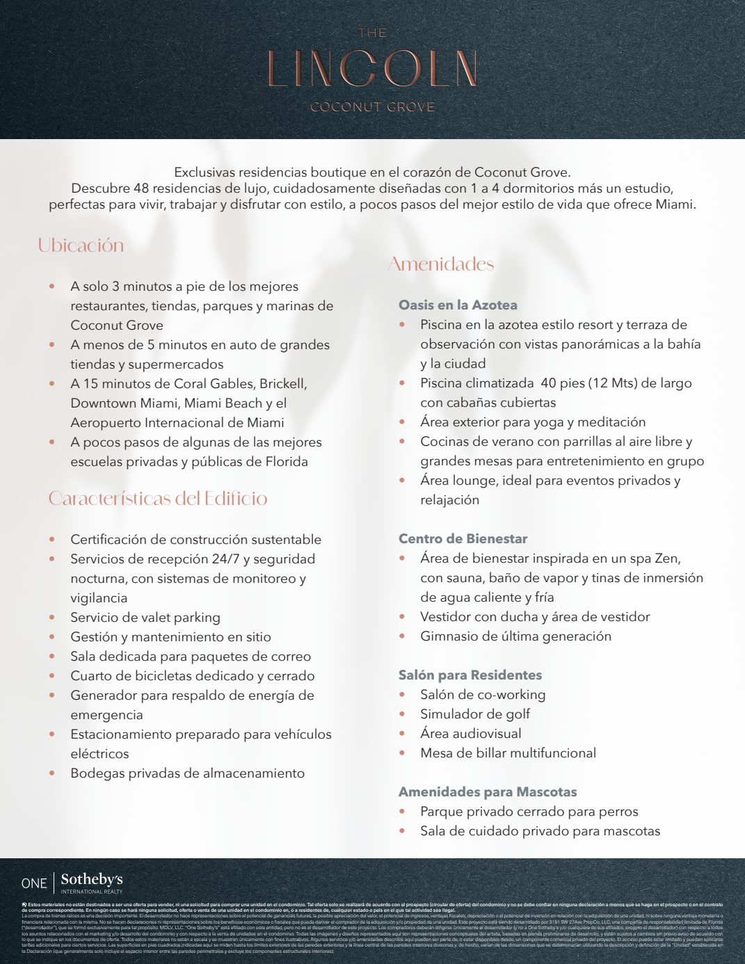 The Lincoln Fact Sheet Spanish Branded