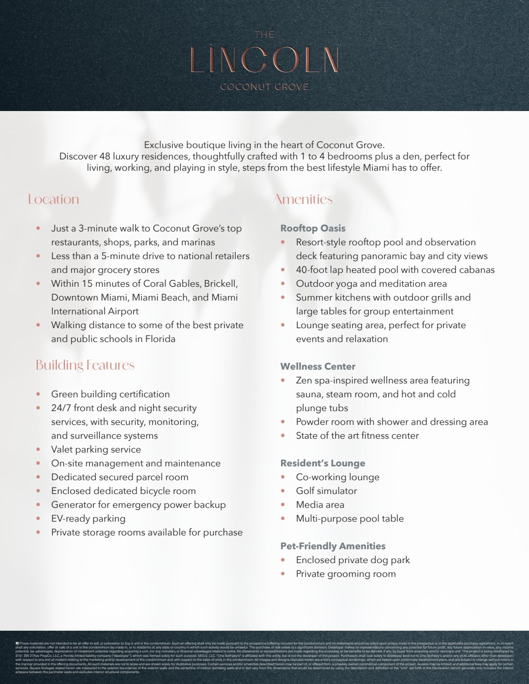 The Lincoln Fact Sheet Unbranded