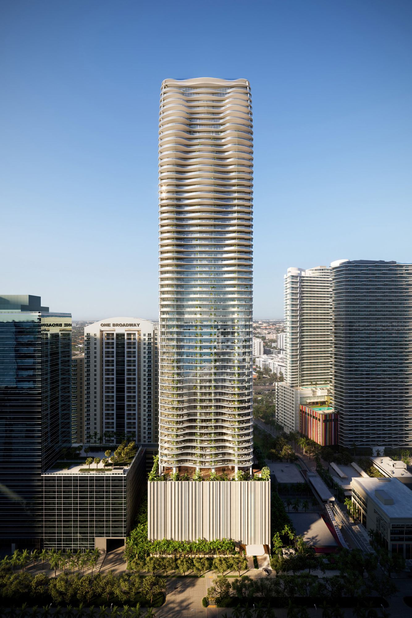 The Residences at 1428 Brickell Tower View