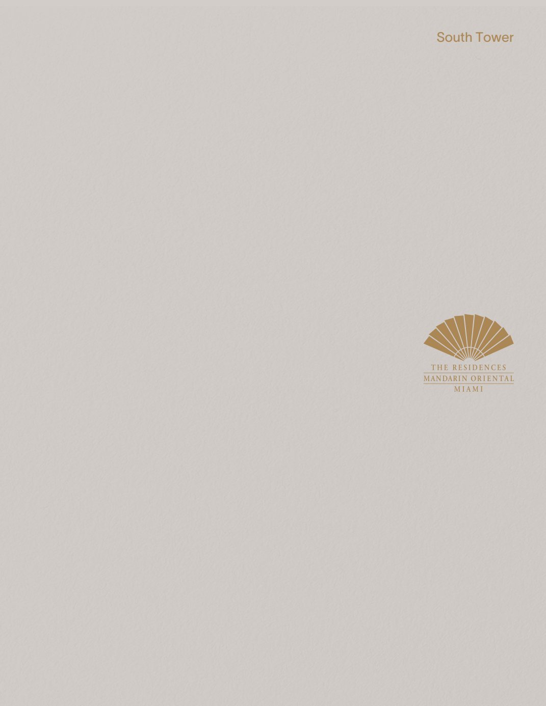 Brochure the Residences at Mandarin Oriental Miami