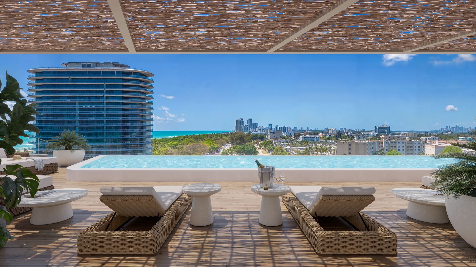 The Surf Row Residences Rooftop Pool