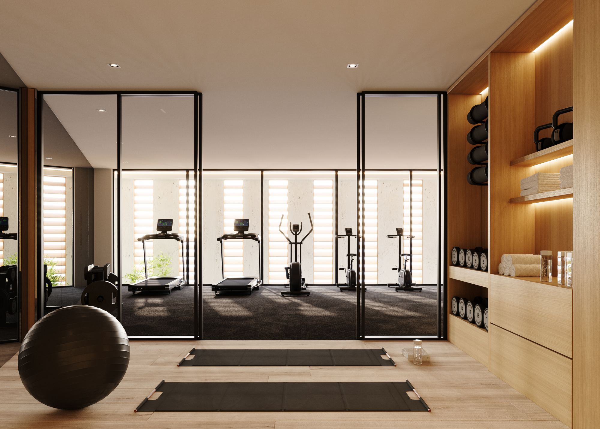The Surf Row Residences Wellness Space