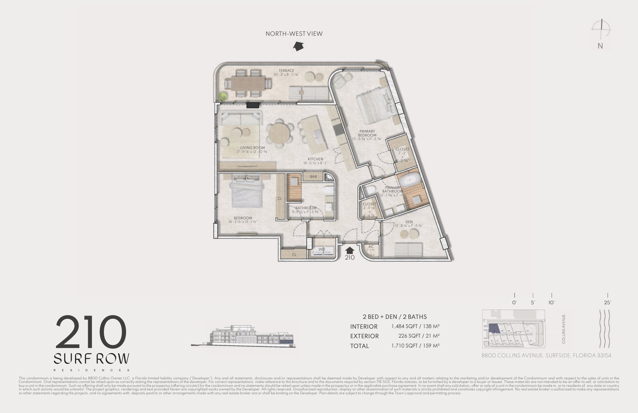 Unit 210 Surf Row Residences