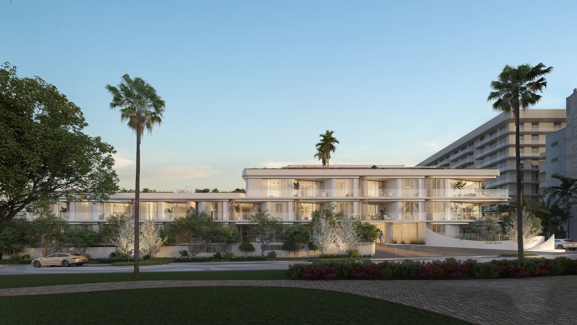 The Surf Row Residences South Facade