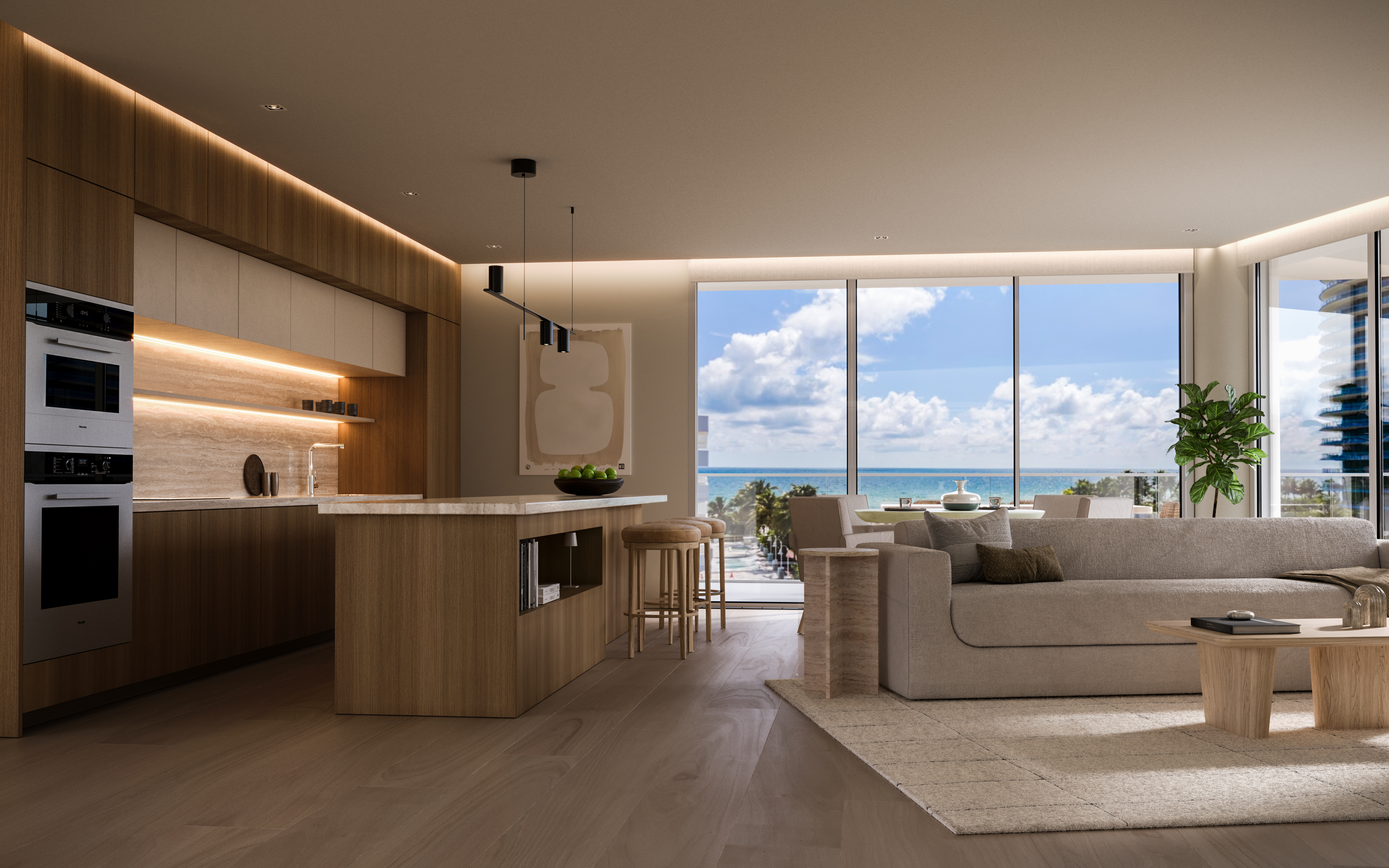The Surf Row Residences Kitchen