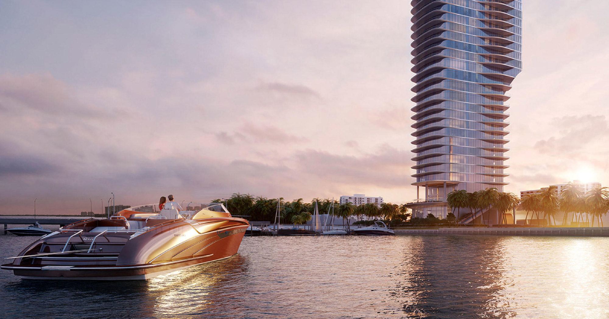 Una Residences new construction condo project exterior Miami, FL