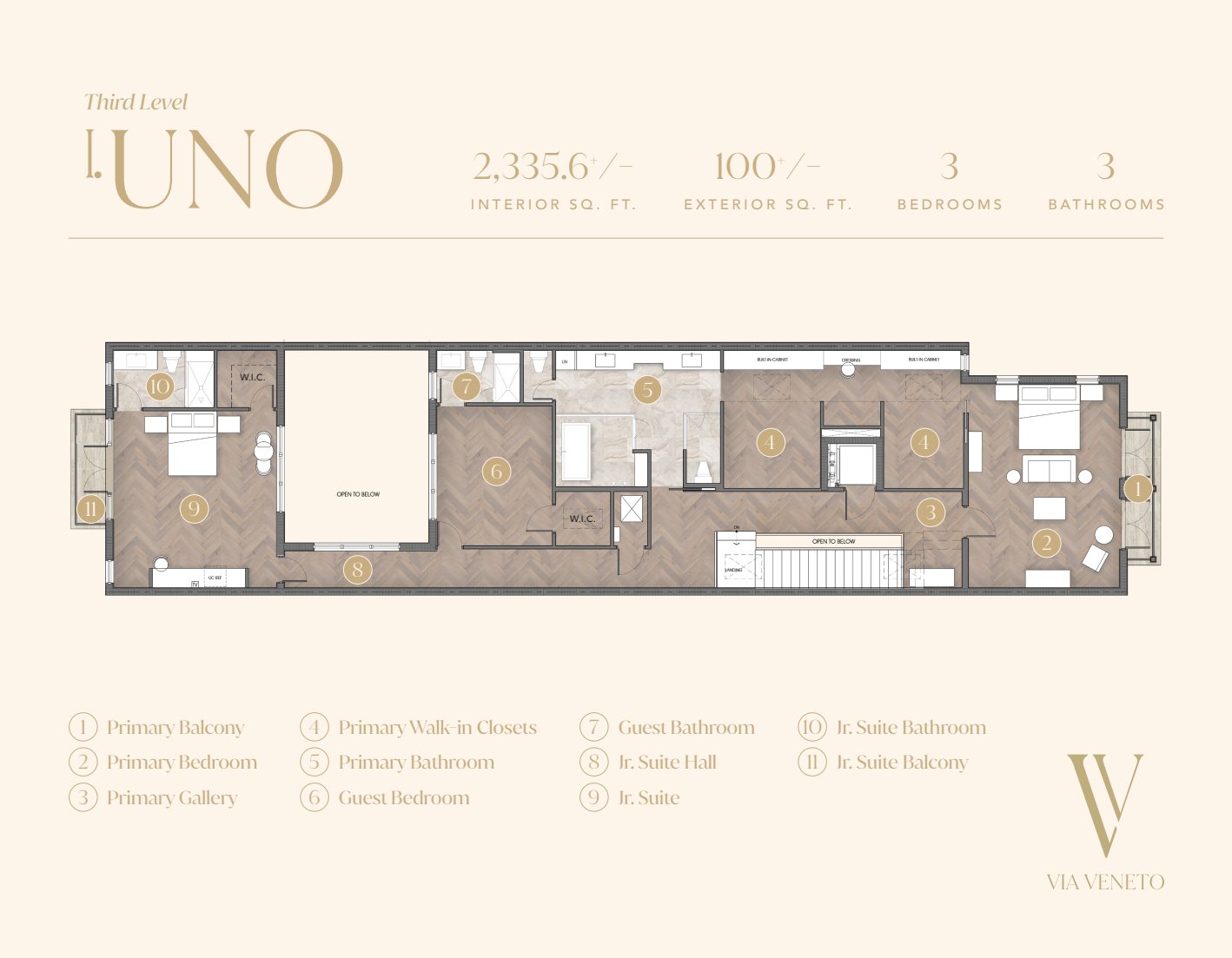 Via Veneto Floorplans