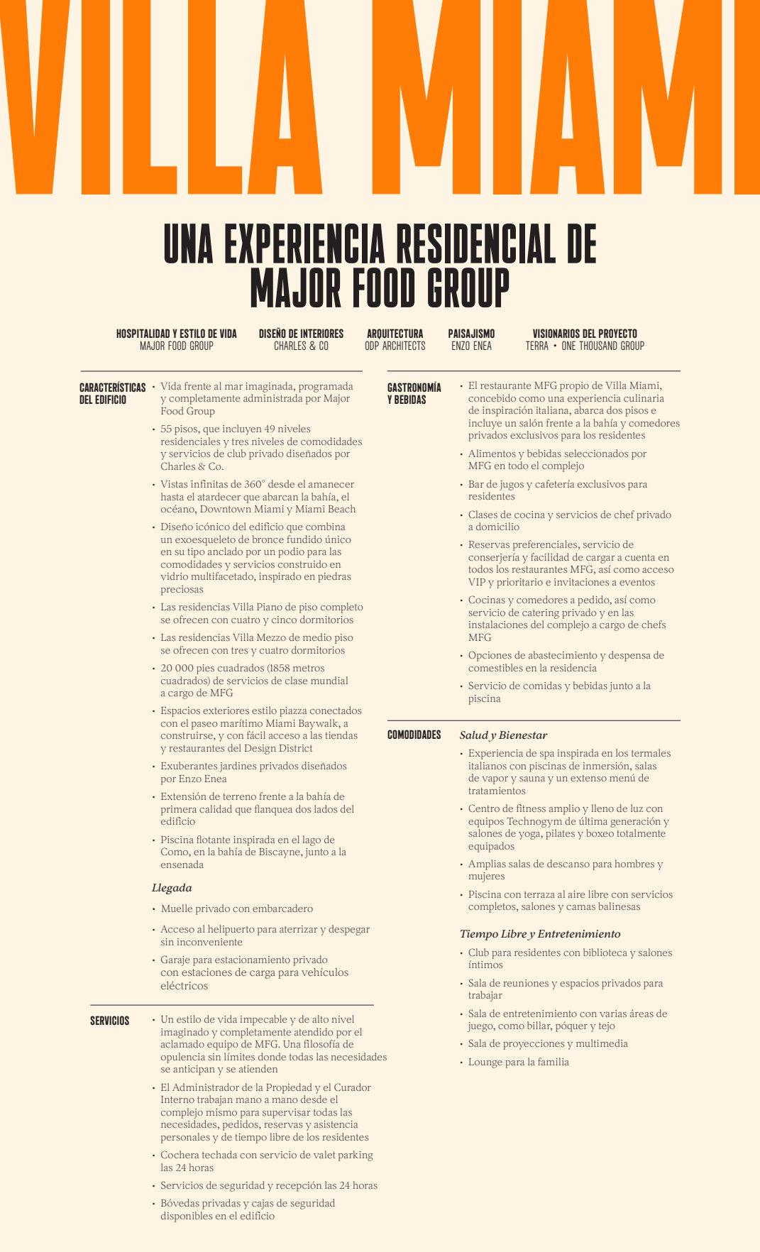 Villa Fact Sheet Esp