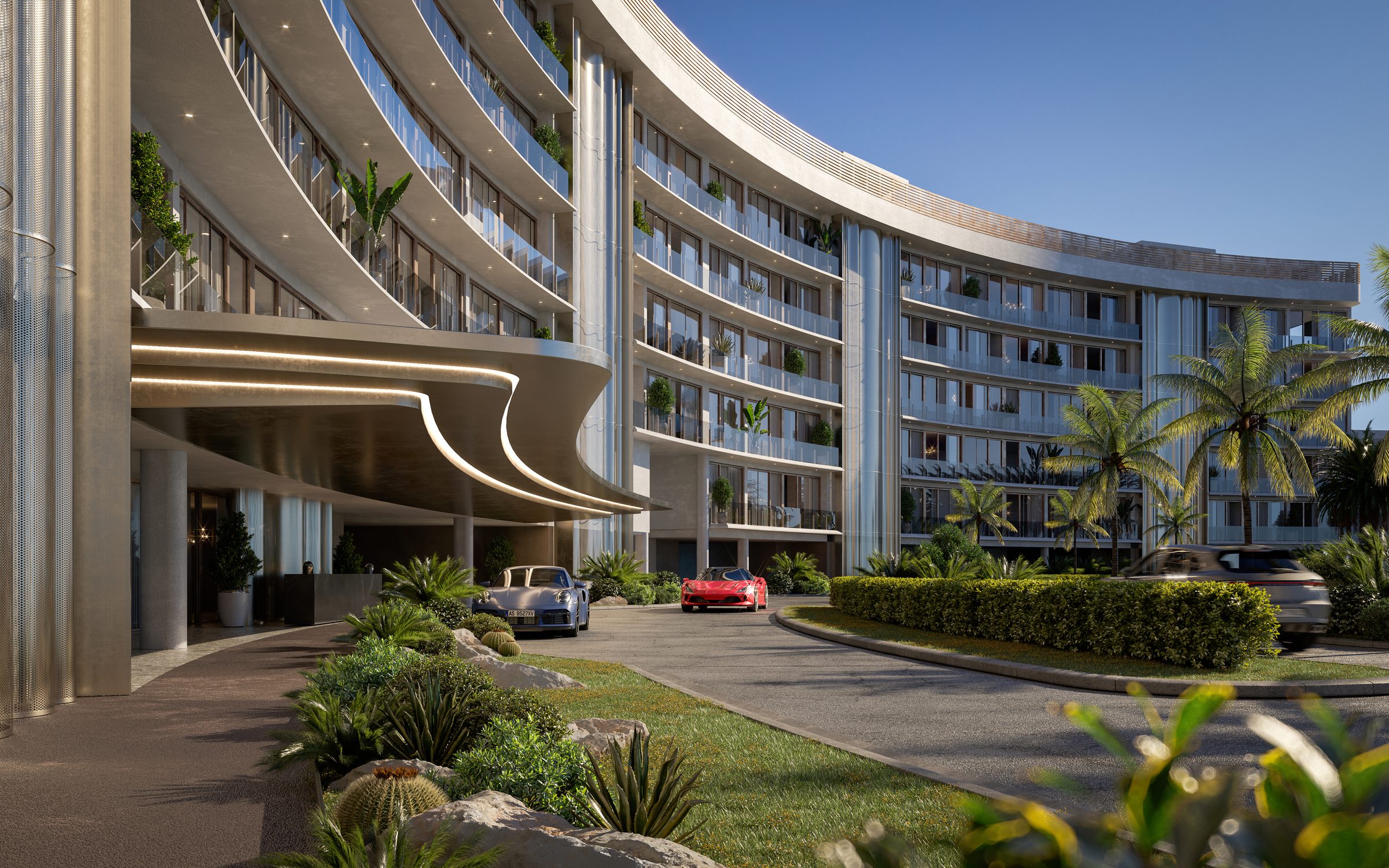 Vita at Grove Isle Vita Porte Cochere