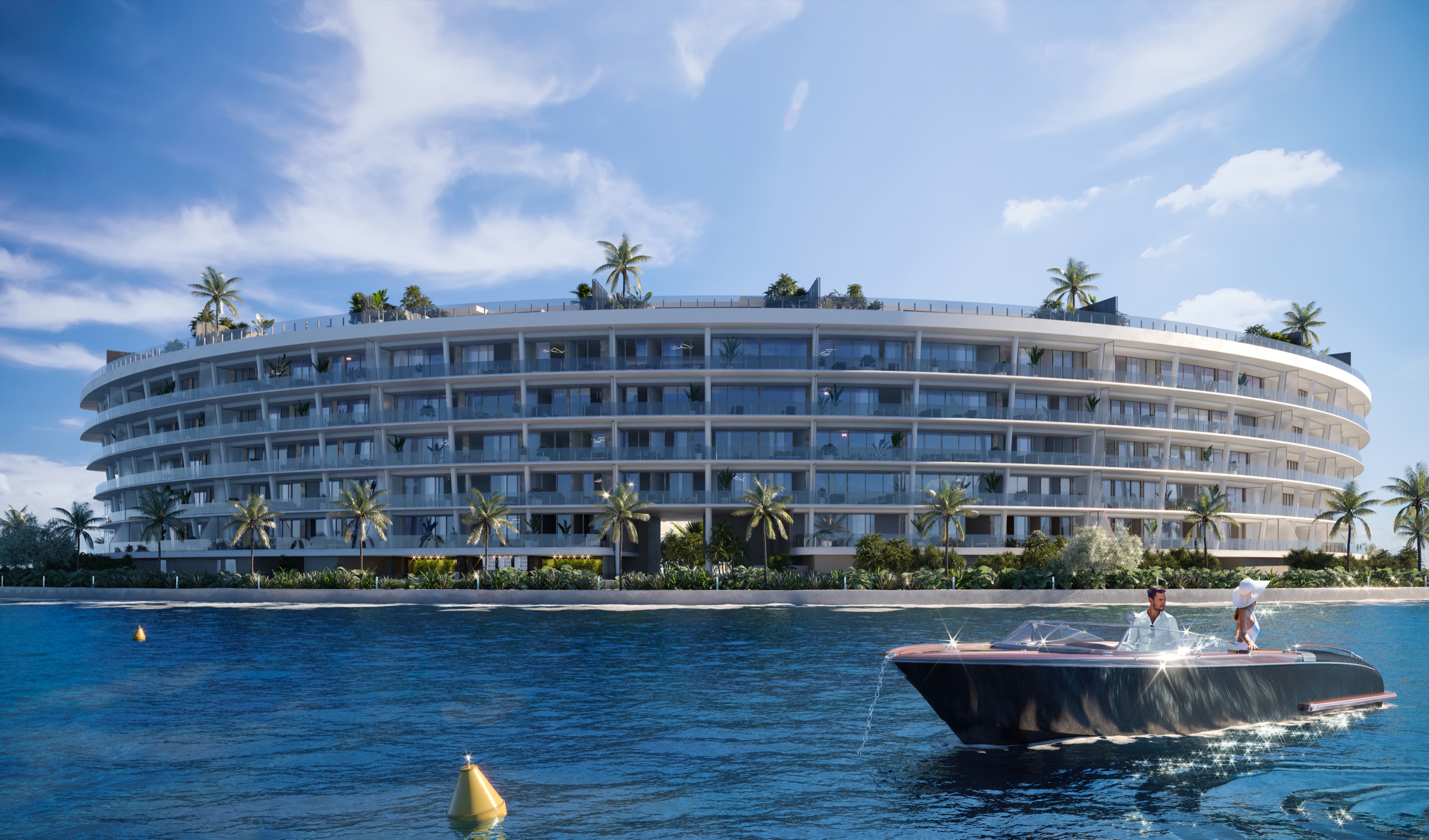 Vita at Grove Isle new construction condo project exterior Miami, FL