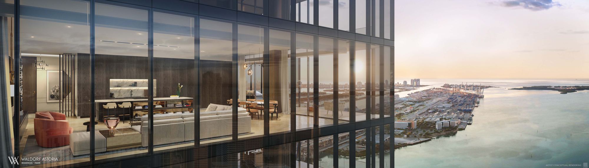 Waldorf Astoria Miami Living Room