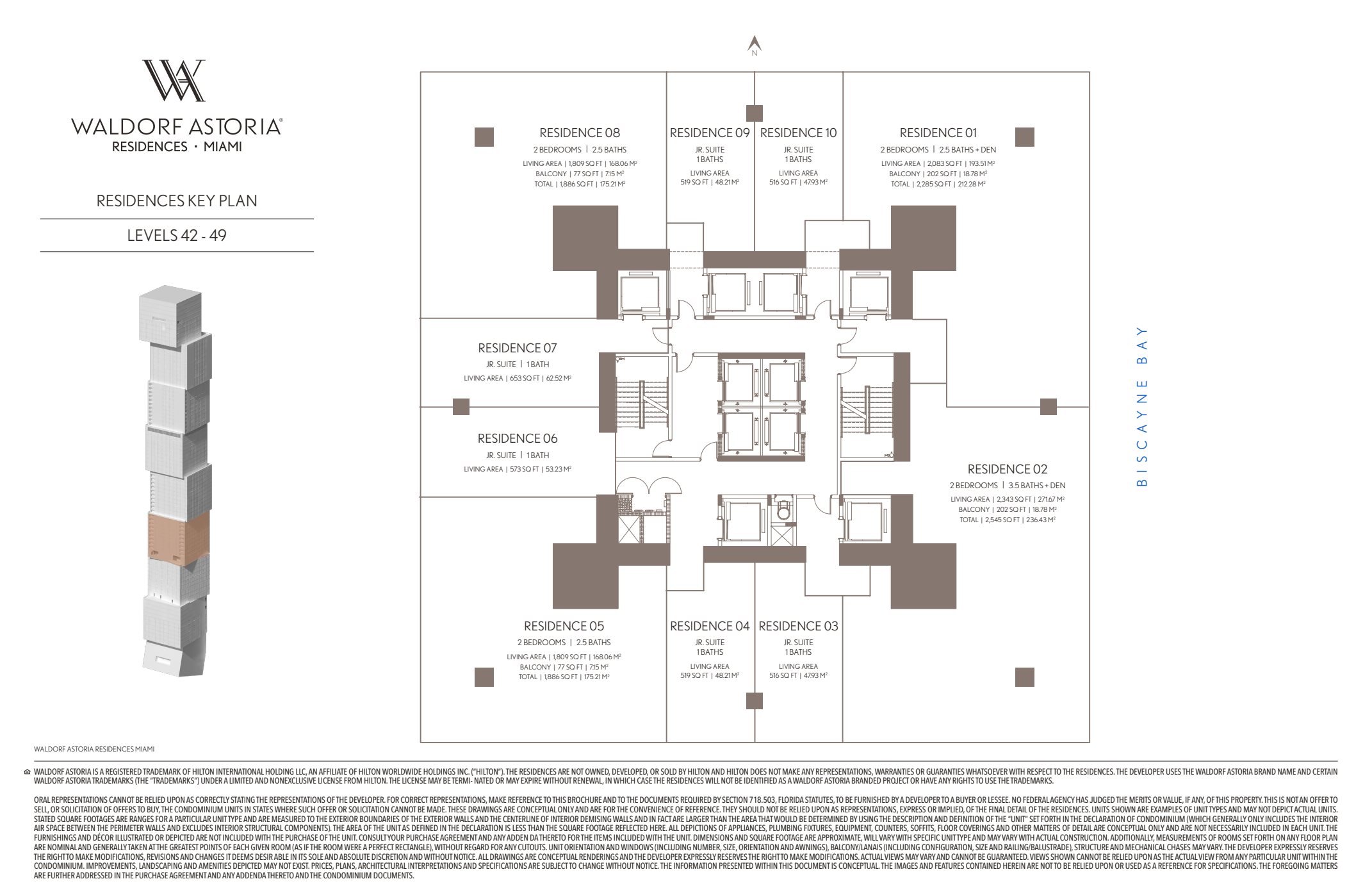 Residences Key Plan