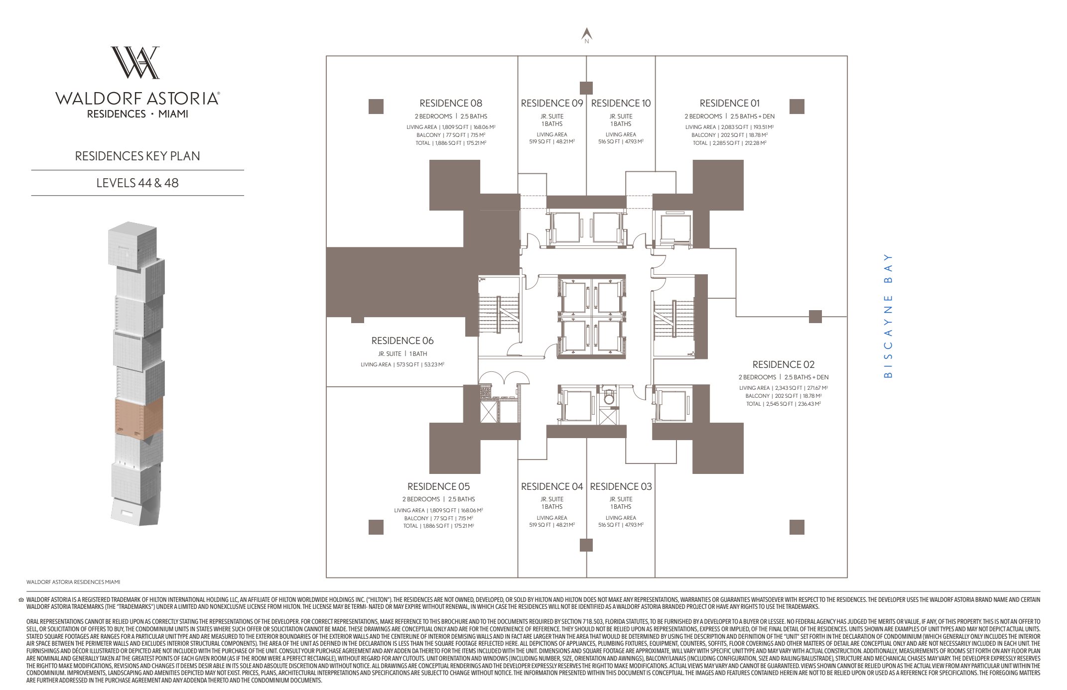 Residences Key Plan Alt