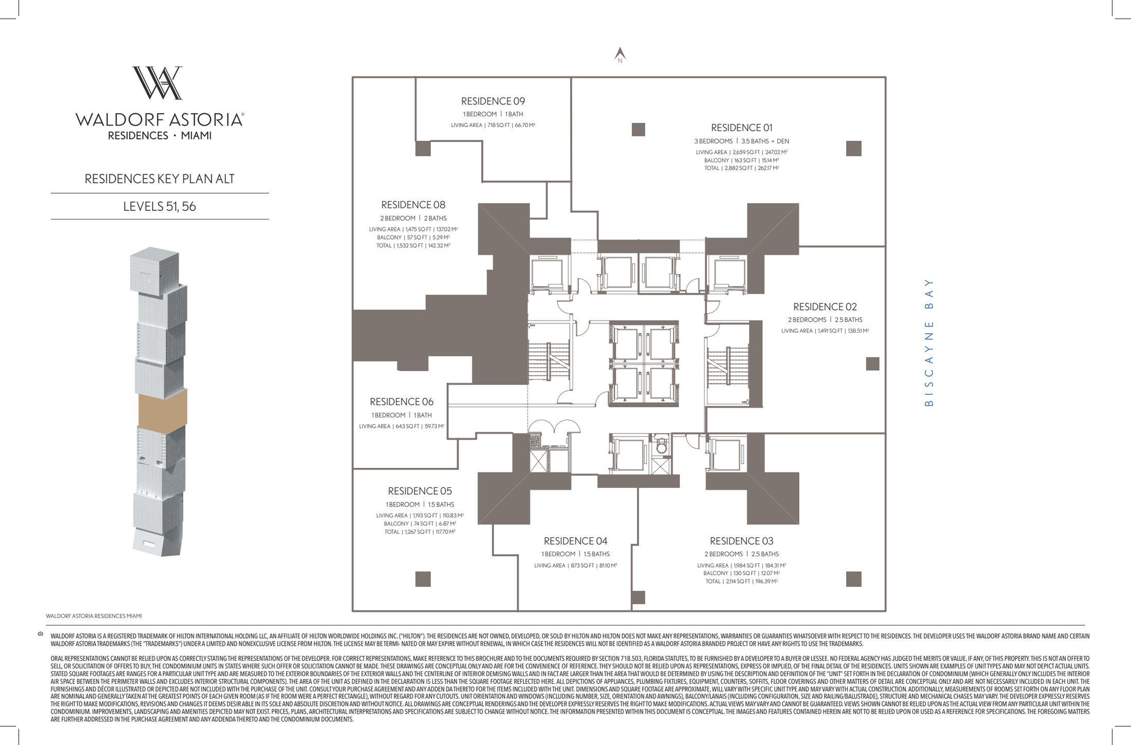 Residences Key Plan Alt